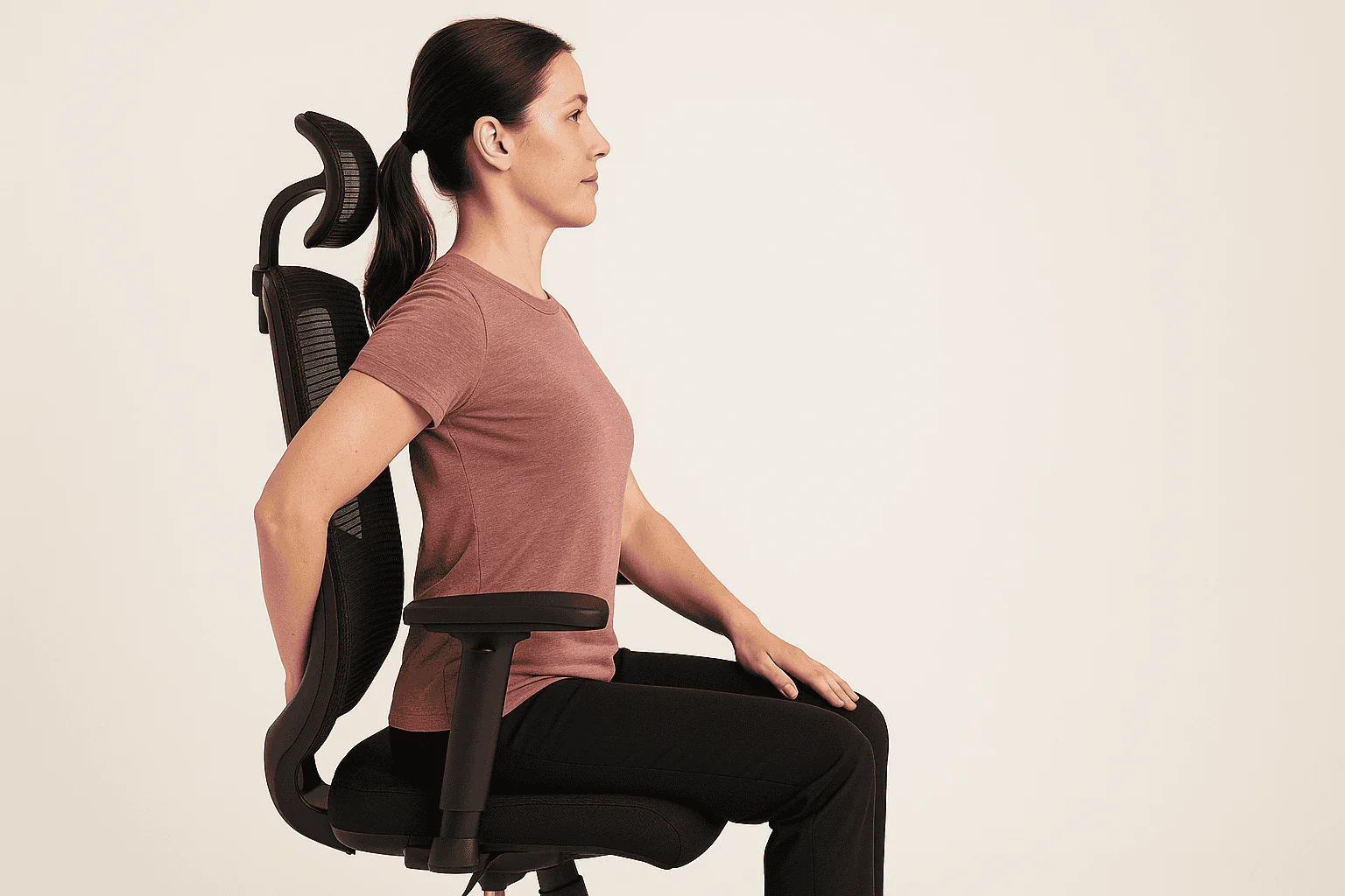 Desk posture tips